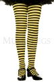 Girls' Tights (Black/Yellow - Medium)