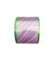 Ribbon - Purple/Green Stripe
