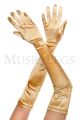 Gloves- Extra Long Satin  (Gold)