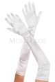 Gloves- Extra Long Satin (White)