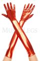 Gloves- Extra Long Metallic Red)