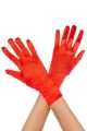 Gloves- Wrist Length Satin (Red)