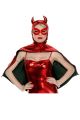 Cape and Mask- Wet Look Red Devil