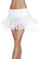 Petticoat- Double Layered Lace Trim (White)