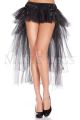 Skirt - Tulle Long Multi Layered (Black)