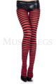 Striped Tights (Red/Black)