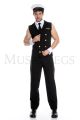 Sexy Sleeveless Pilot Costume