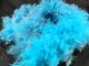 Feather Boa-Aqua with tinsel