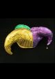  Adult Mardi Gras Sequined Jester Hat 