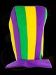 PGG Mardi Gras Jumbo Stove Pipe Vertical Striped Hat