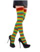 Thigh-High  Rainbow Striped Stockings