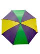 Umbrella Purple, Green and Gold No Fringe 