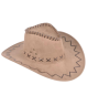 Microsuede Cowboy Hat in Tan