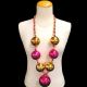 Big Bead - Pink/Gold