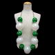 Big Bead - Green/White 