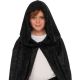 Cape - Black Velvet Hooded Cape
