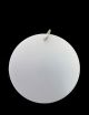 2.5 Blank Disc White - Metal Ring