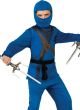 Kids Blue Ninja Costume