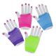 Short Fishnet Gloves (Assorted Neon)