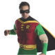 Teen Titans Robin Deluxe Muscle Costume (Small)