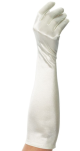 Gloves- Long Satin Beige