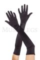 Gloves- Extra long satin (Black)