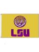 LSU Tiger Face Flag-Gold