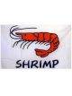 Shrimp Flag- White
