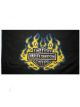Harley Davidson Yellow/ Blue Flame Flag