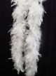 Feather Boa w/ Tinsel (White/Silver)