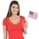 U.S. Flag on Stick (4