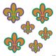 Glitter Fleur De Lis Cutout MG