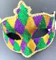 Glitter Harlequin mask