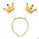 Gold Crown Headband