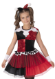 Girls Harley Quinn Costume Dress