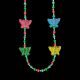 Pastel Butterfly Hand Strung Bead