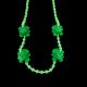 Green Frog Bead - Squeaky  