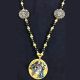 Pirate Medallion Hand Strung Bead