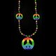 Rainbow Peace Sign Bead