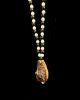 Alligator Head Hand Strung Bead