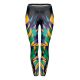 Leggings - Mardi Gras Wing Pattern