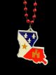 Acadiana Flag Louisiana Large Specialty Bead