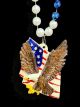 Eagle With Flag Large Specialty Bead