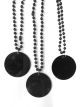 2.5 Black Blank Disc - Black Bead