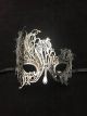 Fancy Metal Mask w/stones/Silver