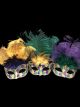 PGG Feather Mask - Harlequin