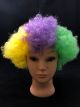 Wig- Mardi Gras Afro  (Purple/Green/Gold)