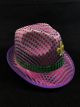 Mardi Gras Flashing Fleur de Lis Fedora