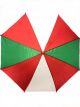 Umbrella - Green, Red, White 