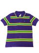 Purple Infinity Short Sleeve Polo - Kid's